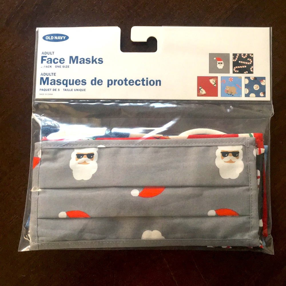 NWT Holiday Themed Masks